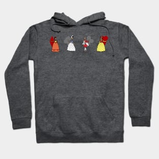 Fantasy Bridge Mix - Playing Card Queens Hoodie